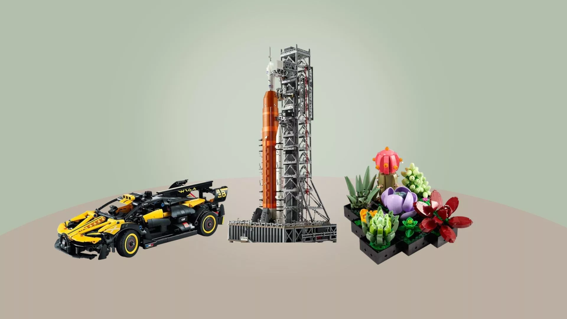LEGO Sets für Erwachsene: Bugatti, NASA und Sukkulenten