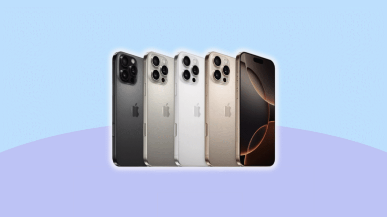 iPhone 16 vor blauem Hintergrund als Symbolbild für Black-Friday-Deals für das iPhone 16