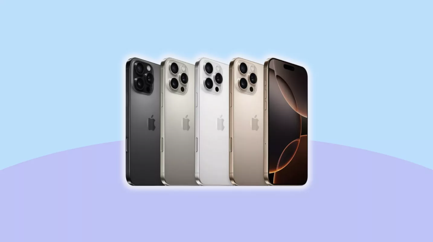 iPhone 16 vor blauem Hintergrund als Symbolbild für Black-Friday-Deals für das iPhone 16