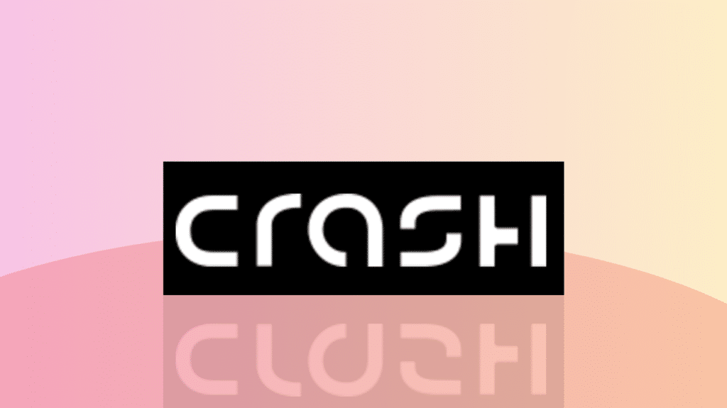 Crash-Tarife Logo auf rosa Hintergrund