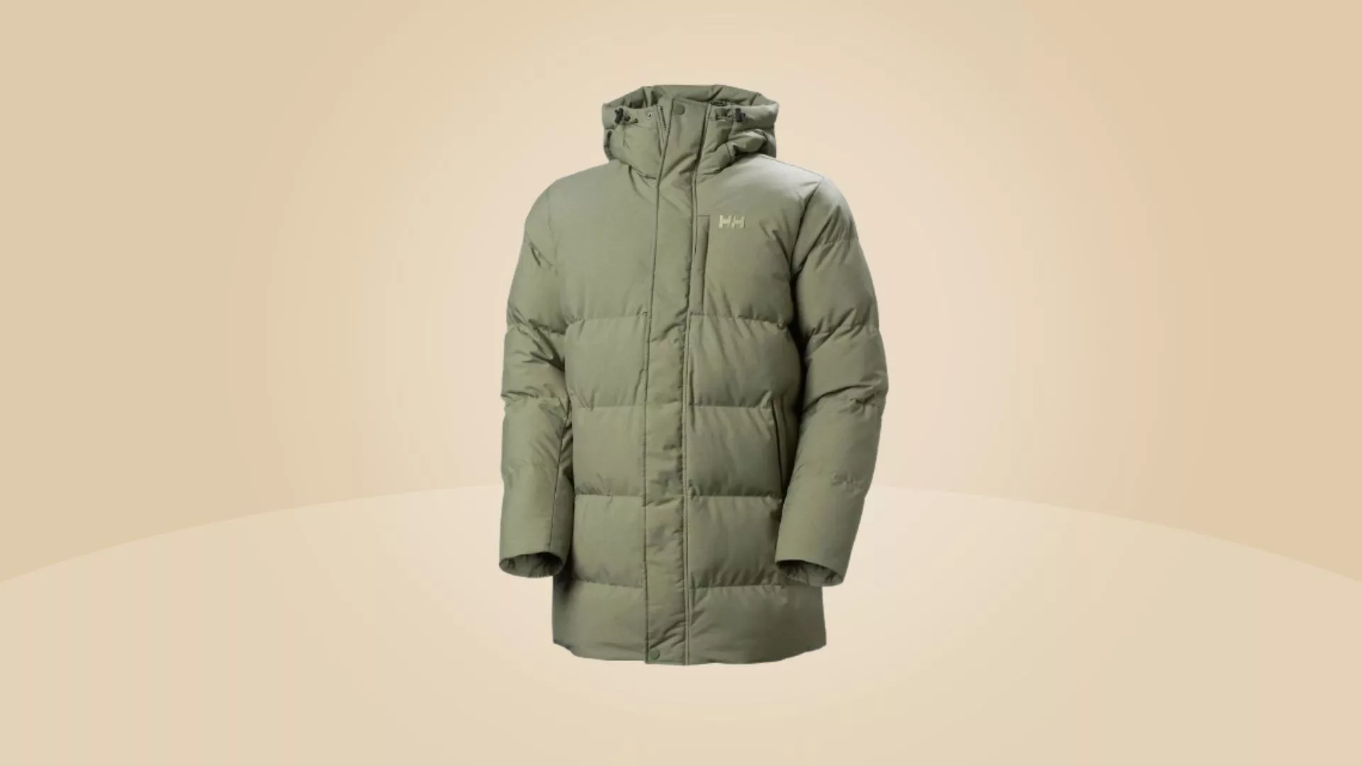 Langer Parka in der Farbe Grün von Helly Hansen