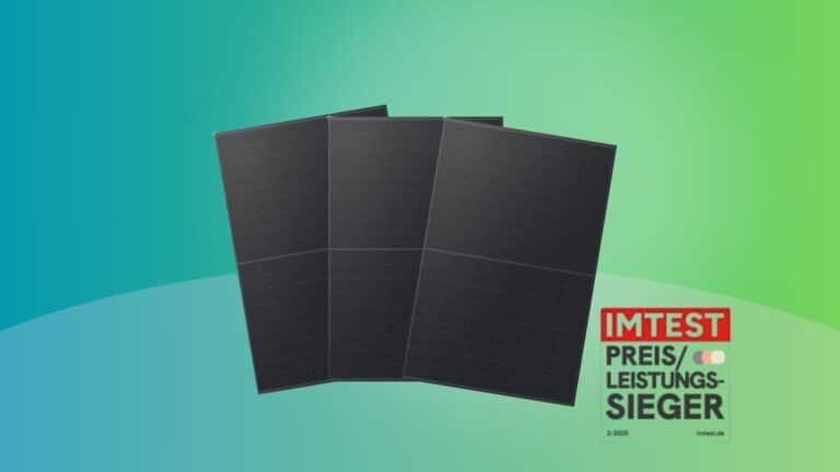 Kleines Kraftwerk Trio Gitterbalkon Komplettpaket (1350Wp+) Bifazial