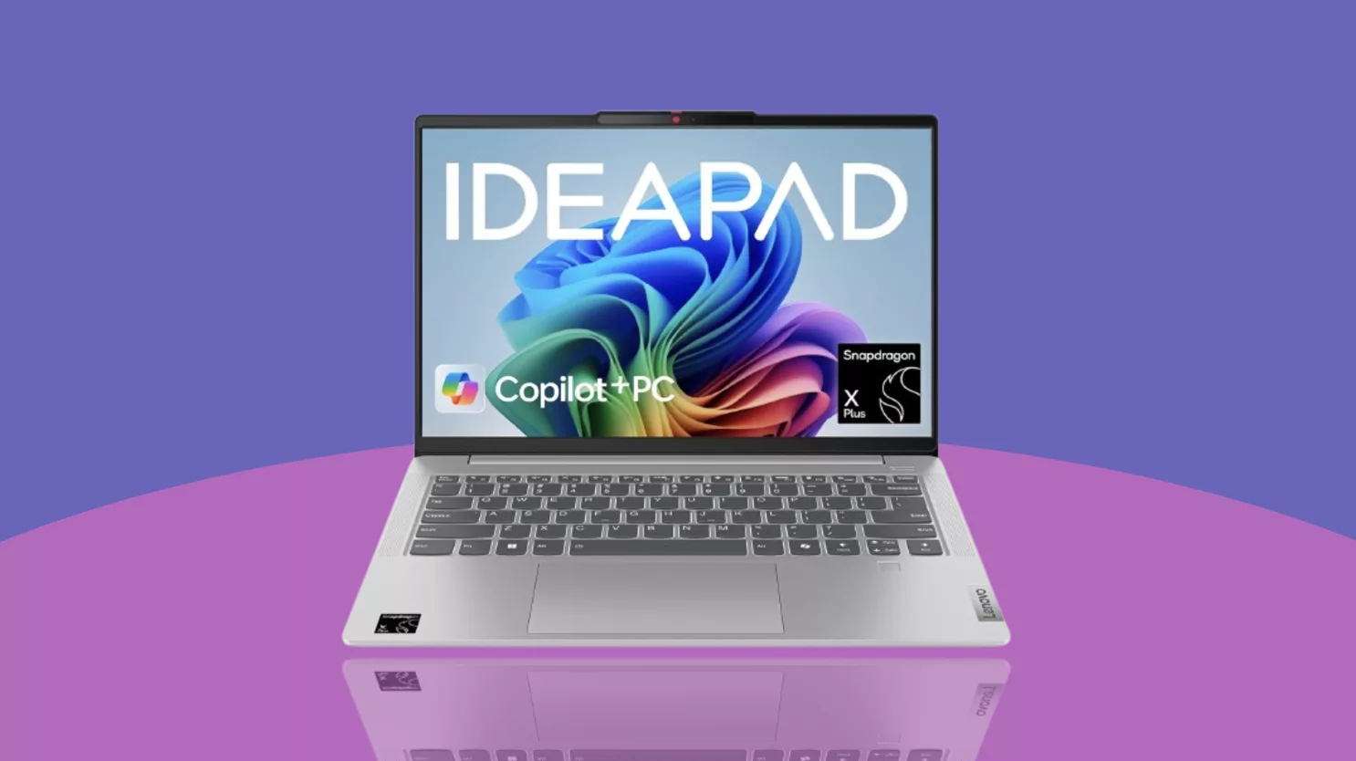 Lenovo IdeaPad5 Slim im Amazon-Angebot vor lila Hintergrund