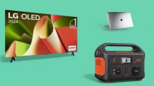 Deals des Tages vor grünem Hintergrund