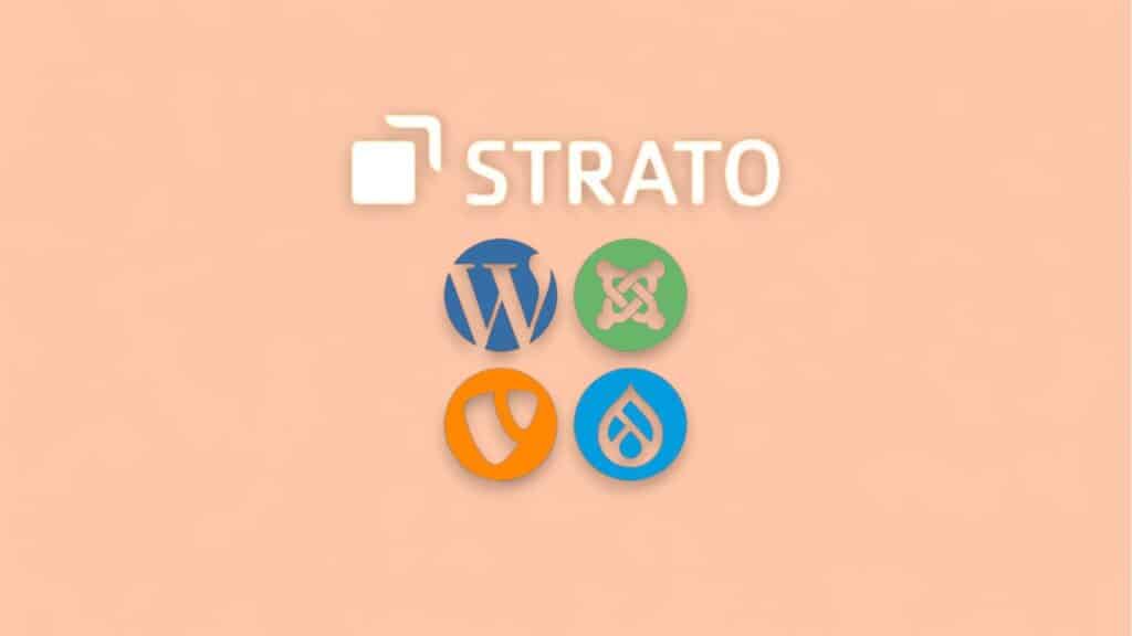 Strato Deal vor pfirsichfarbenem Hintergrund