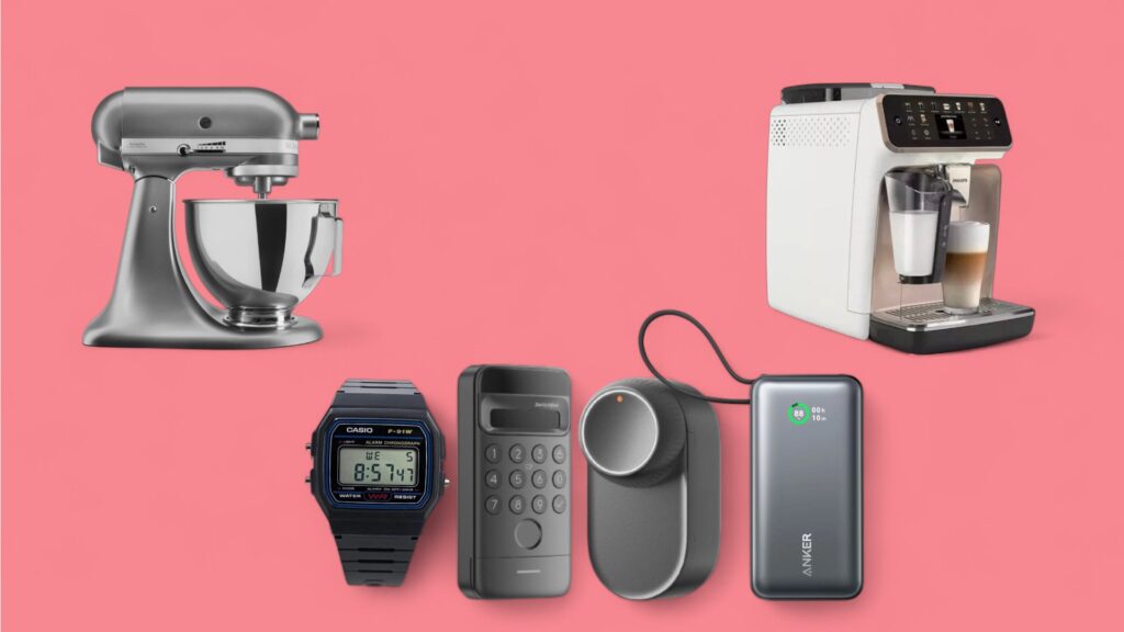 Deals des Tages vor rosa Hintergrund