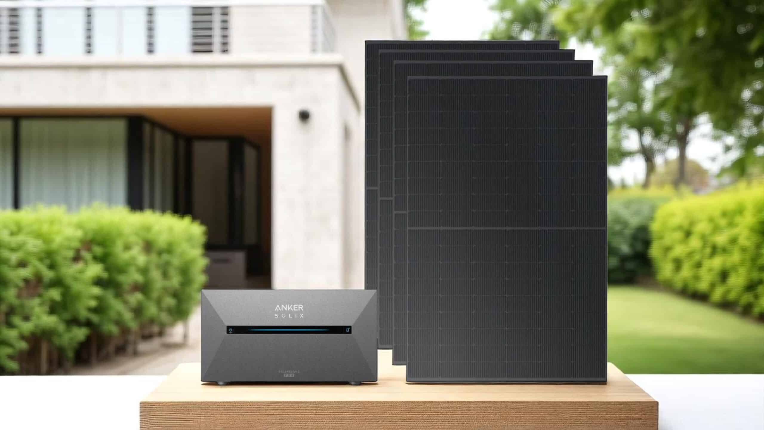 Kleines Kraftwerk Quattro mit Anker Solix Speicher