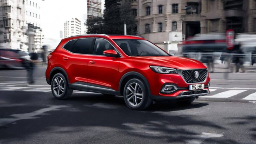 MG EHS Leasing-Angebot vor urbanem Hintergrund