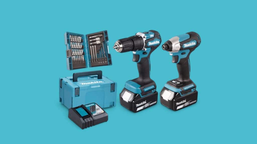 Makita Akku-Kombo-Kit DLX2414JX4 – 18V LXT inkl. 2x 3,0 Ah Akkus & Ladegerät
