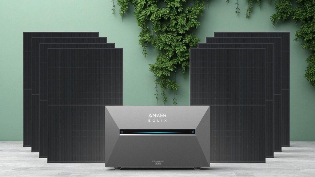 Solago PV-Anlage mit acht Modulen und Speicher