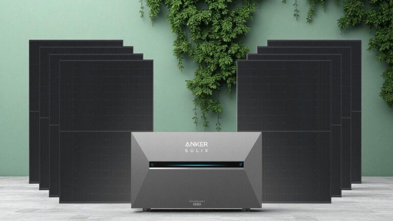Solago PV-Anlage mit acht Modulen und Speicher