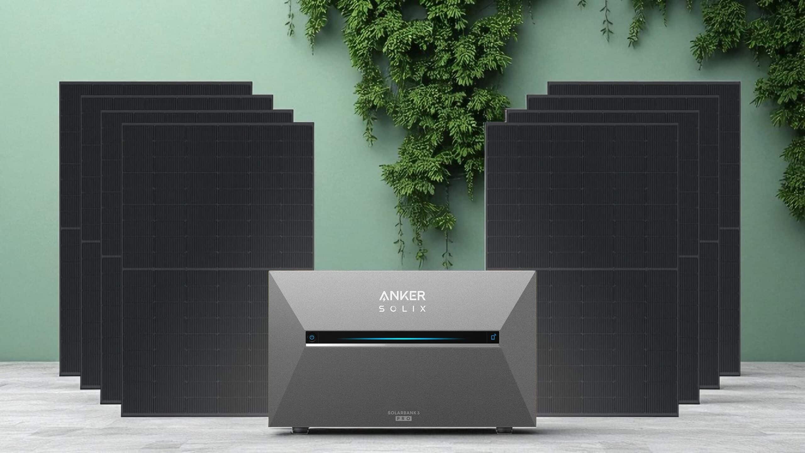 Solago PV-Anlage mit acht Modulen und Speicher