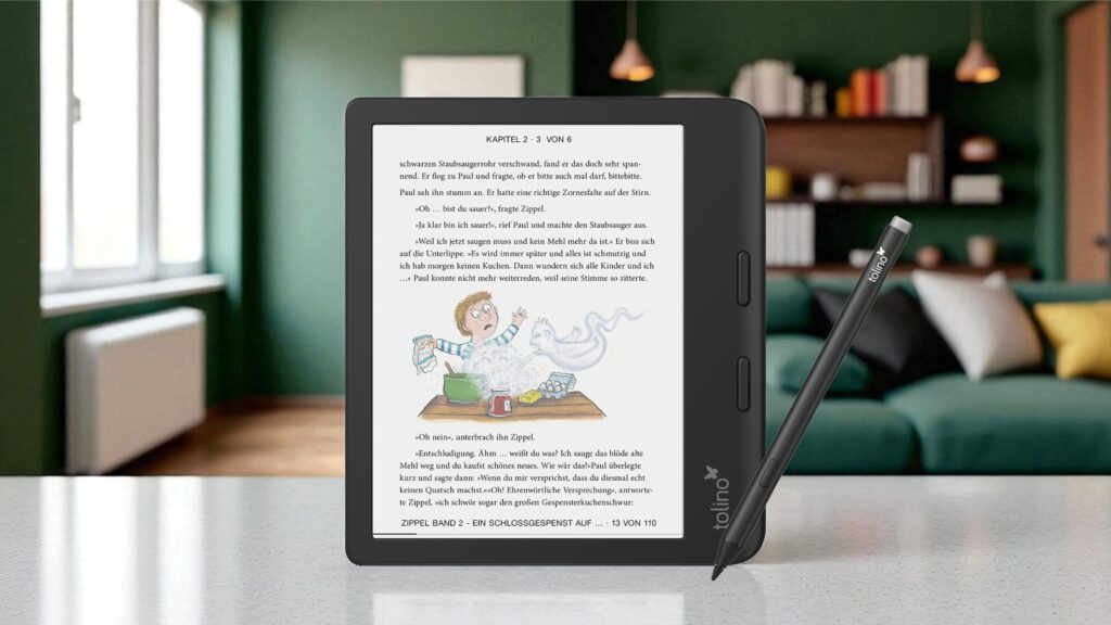 E-Book-Reader Tolino und E-Book-Stift Tolino Stylus im Angebot