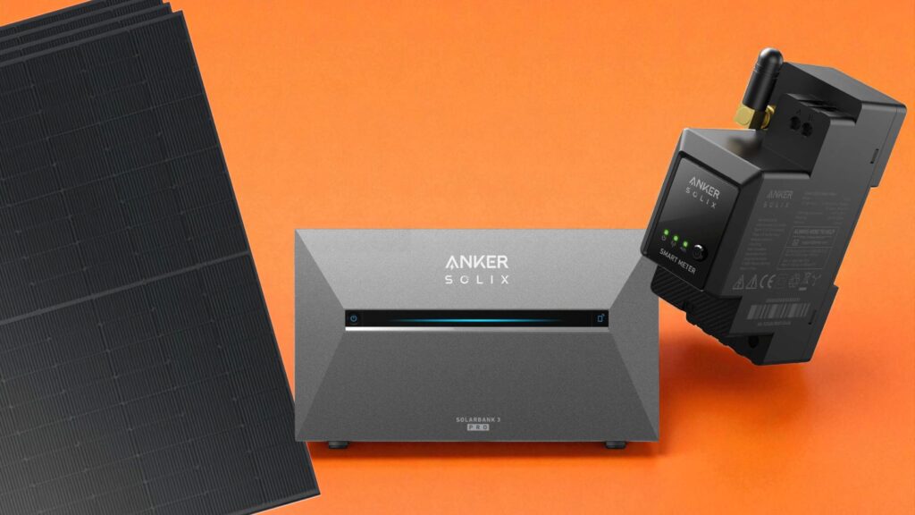 Balkonkraftwerk im Set mit Anker-Solarspeicher und Smart Meter