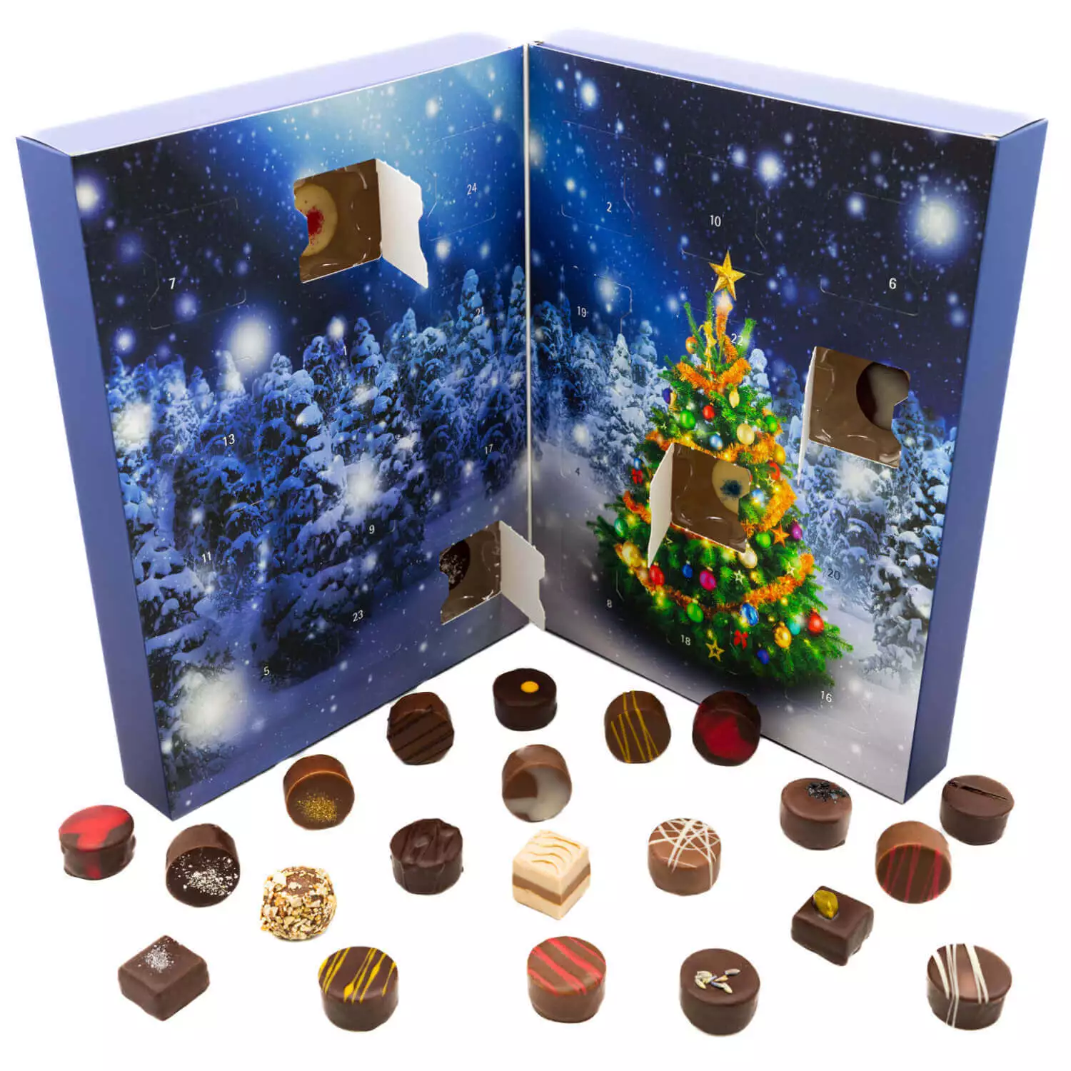 Hallingers Pralinen-Adventskalender