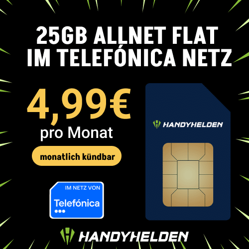 25 GB Tarif bei Handyhelden
