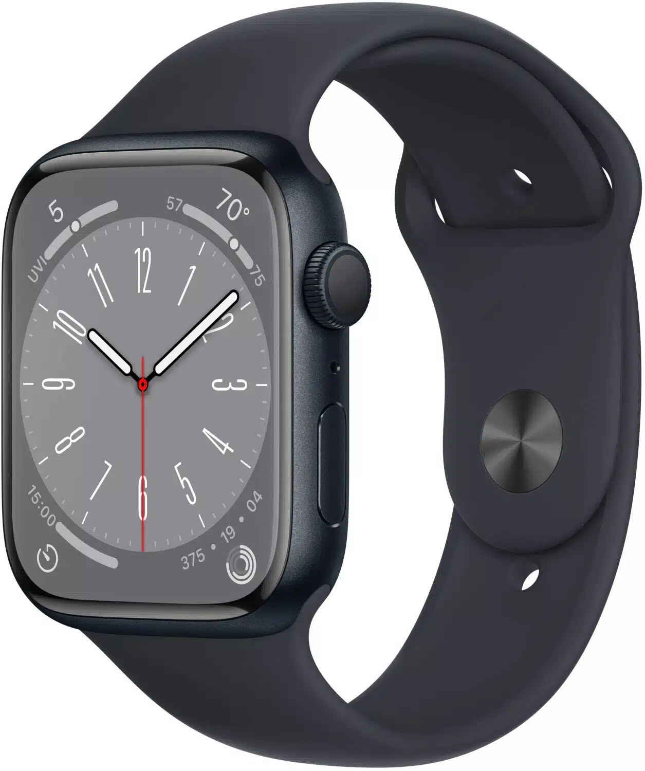 Apple Watch 8 GPS Midnight Alu 45mm