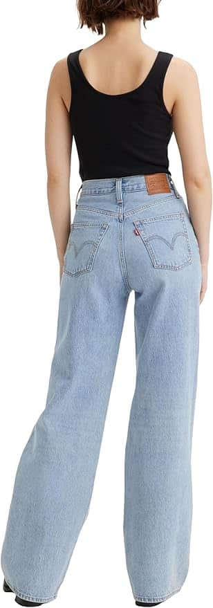 Levi's Damen Ribcage Wide Leg Jeans
