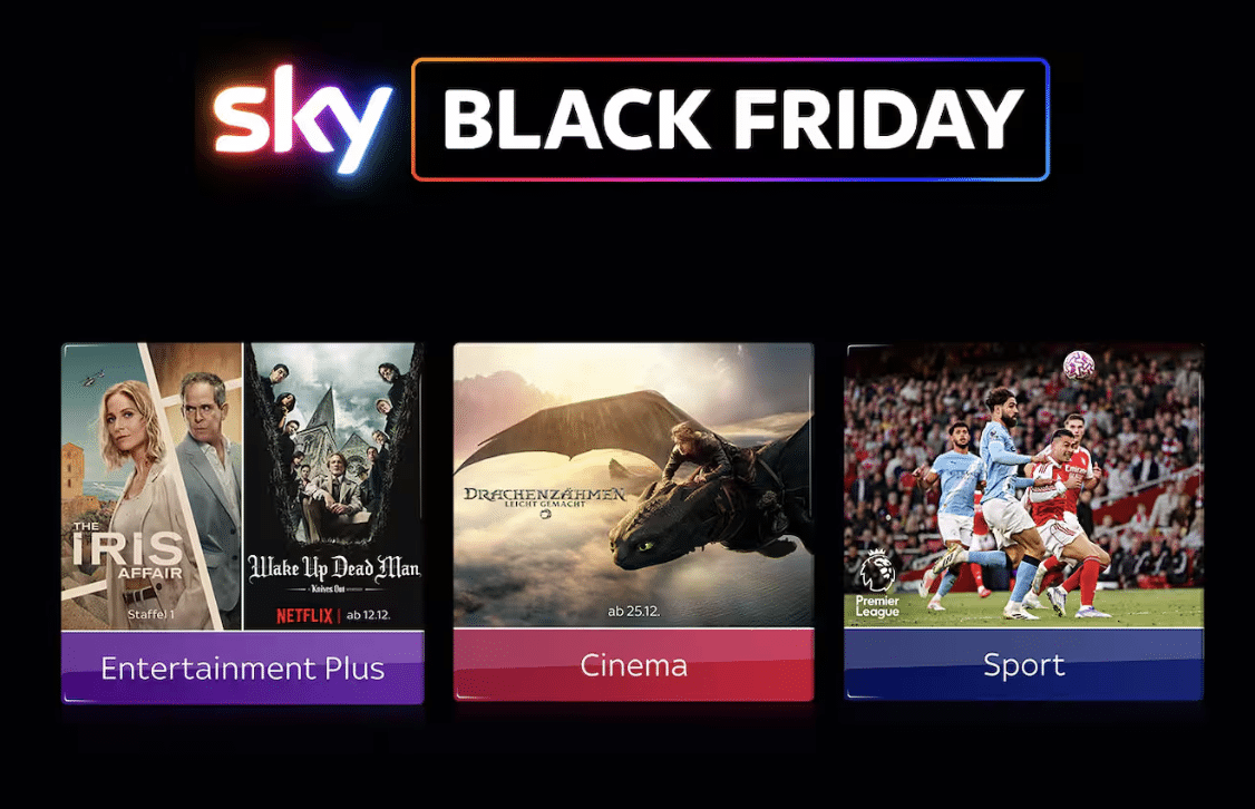 Sky Entertainment mit Netflix + Cinema + Sport