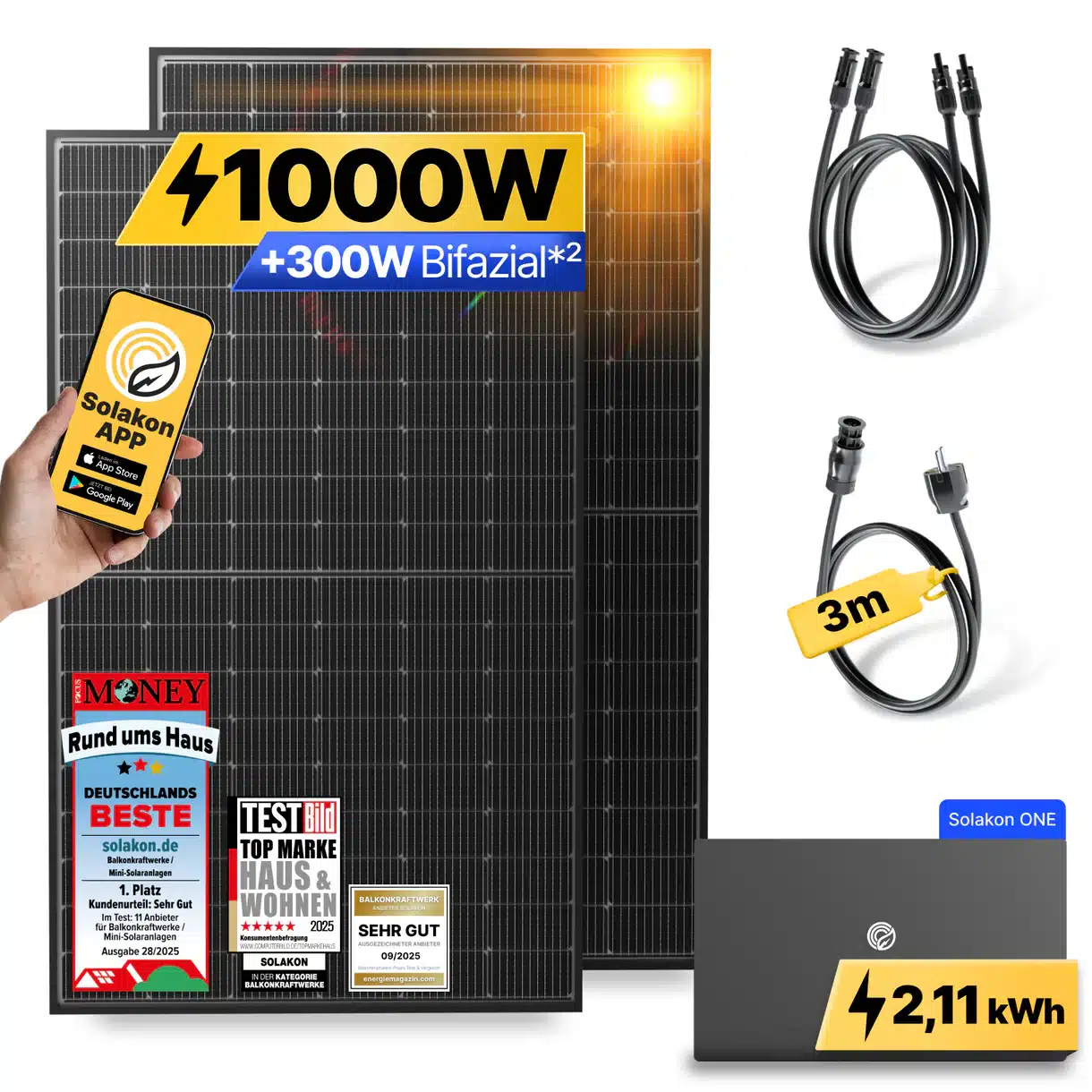 Solakon onBasic inkl. Speicherlösung Solakon One (2,11 kWh)