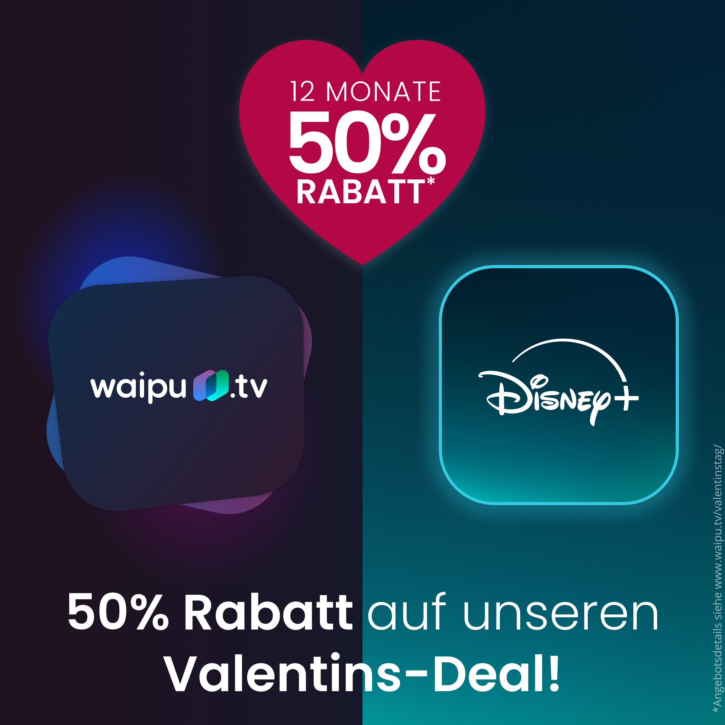 Waipu.tv Perfect Plus inklusive Disney+ Standard mit Werbung