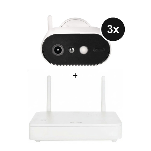 Abus Akku Kamera Pro mit Basisstation - 3er-Set