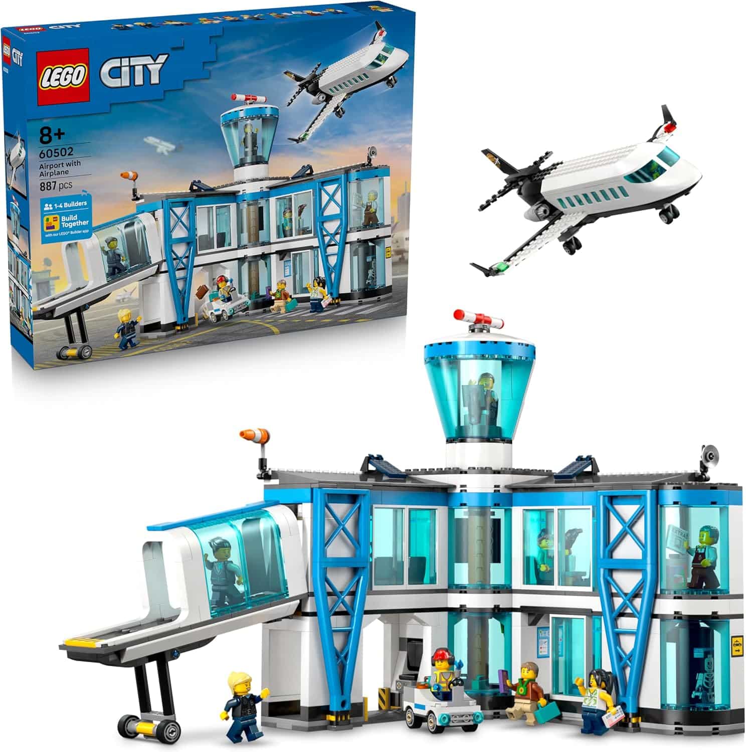 Lego City Flughafen mit Flugzeug