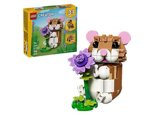 LEGO Creator 31376 Niedlicher Hamster mit Blume Bausatz