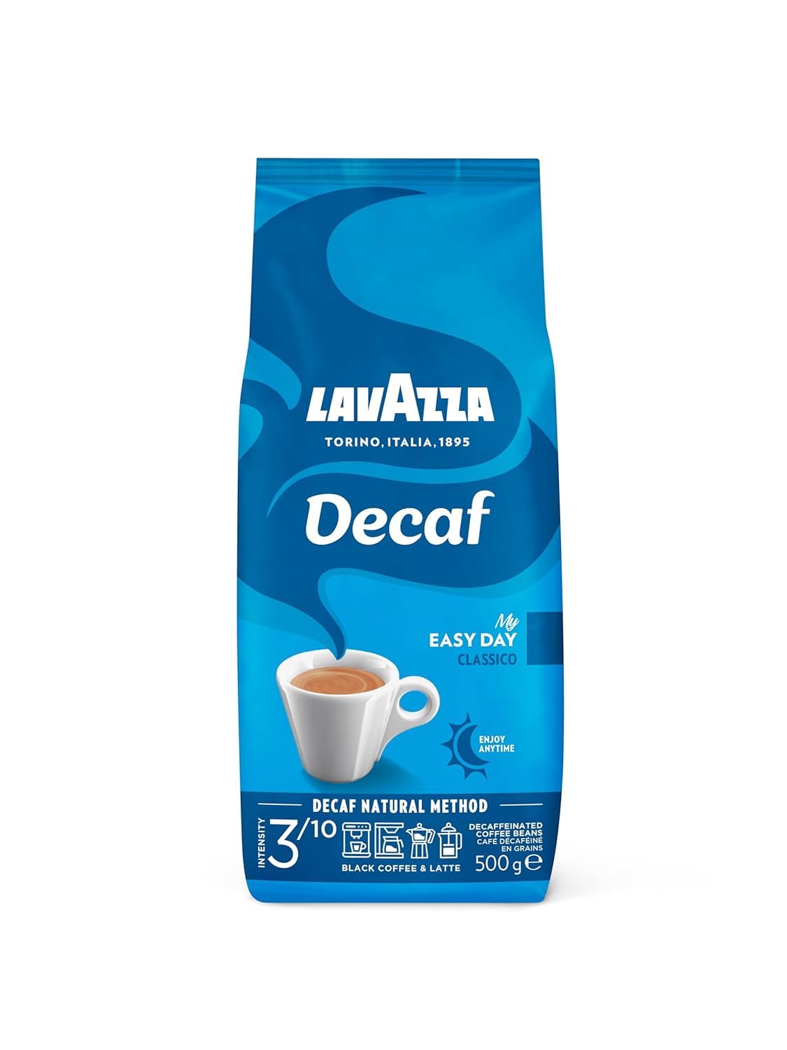 Lavazza, Decaf "My Easy Day", entkoffeinierte Kaffeebohnen