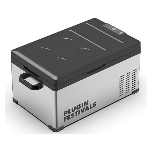 Plugin Festivals elektrische Kühlbox (25 Liter)