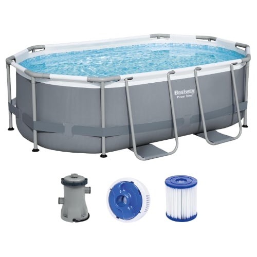 Bestway Power Steel Framepool mit Filterpumpe