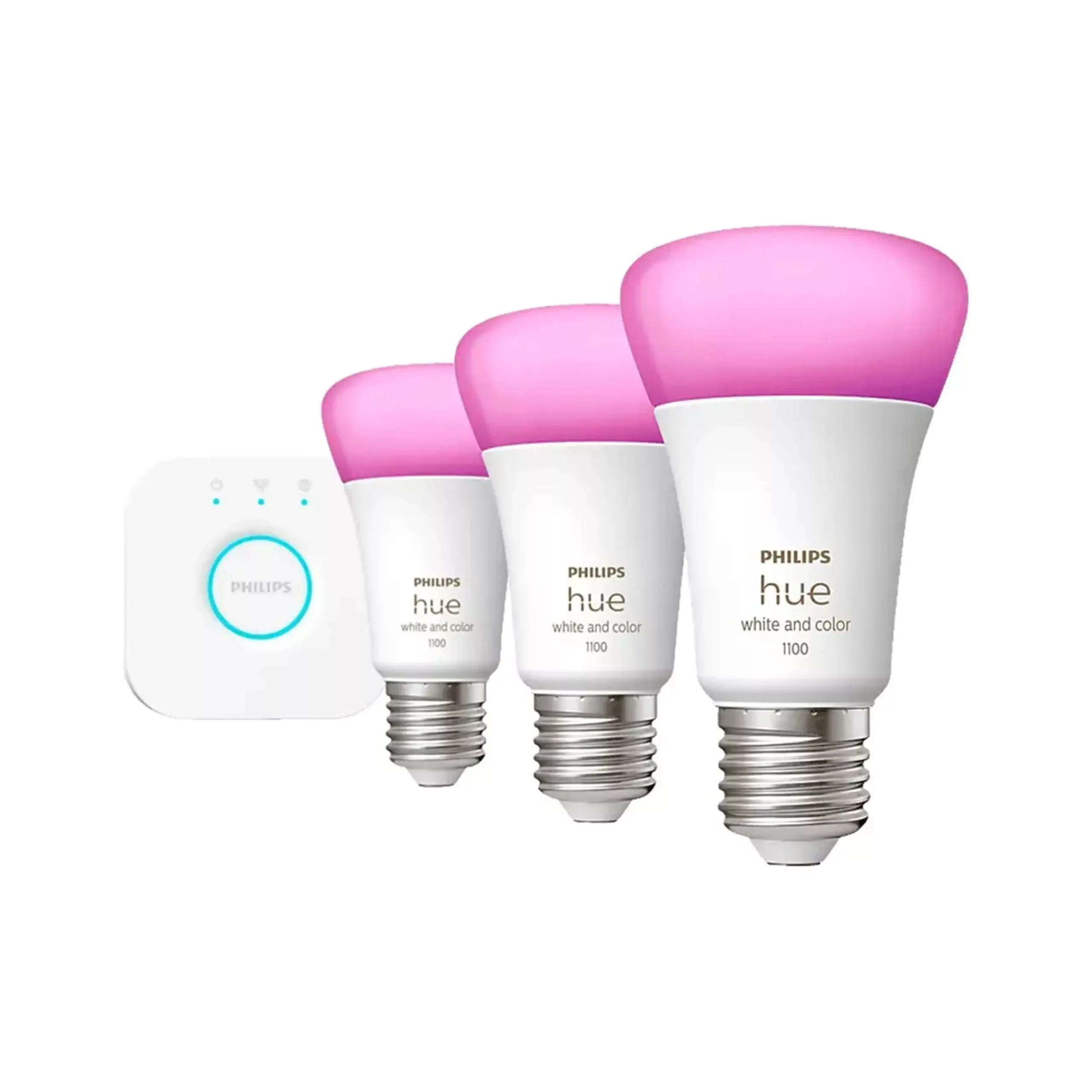 Philips Hue White & Color Ambiance E27 1100lm 3er Starter-Set