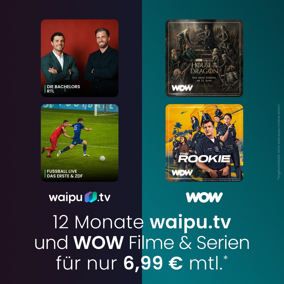 Waipu.tv Perfect Plus mit WOW Filme und Serien