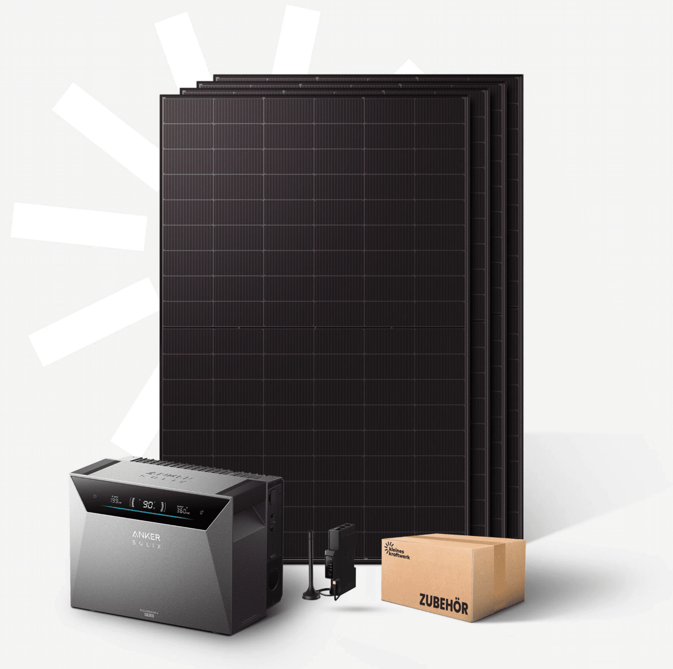 Balkonkraftwerk + Speicher & Smart Meter