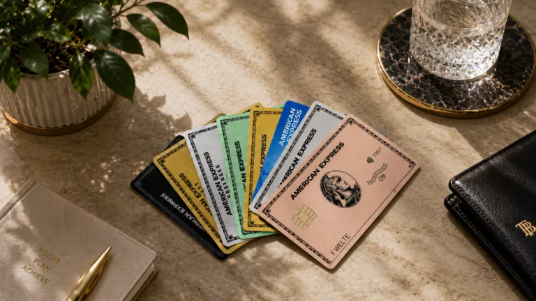 Alle American Express Karten auf einem Blick.