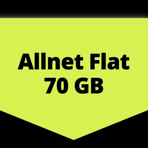 Crash Allnet-Flat mit 70 GB im Vodafone-Netz