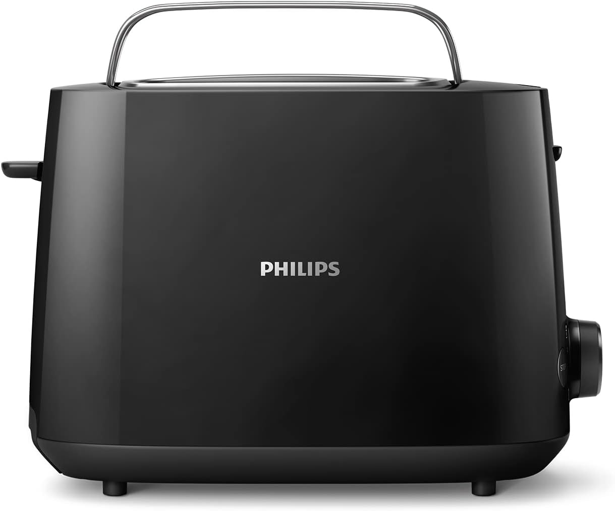 Philips Toaster mit 2 Toastschlitzen in schwarz