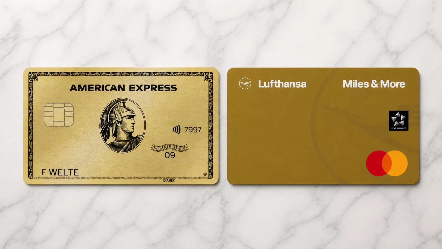 American Express Gold Card und Miles & Mor Gold Card