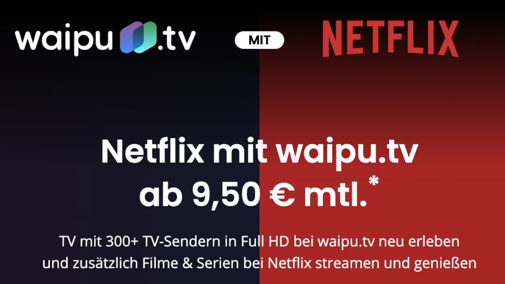 Waipu.tv Perfect Plus + Netflix-Abo