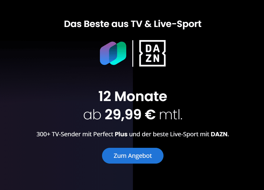 Waipu.tv Perfect Plus mit DAZN