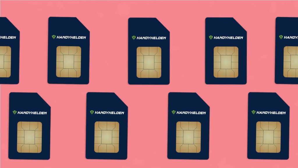 Handyhelden-Tarif im Angebot vor pinkem Hintergrund