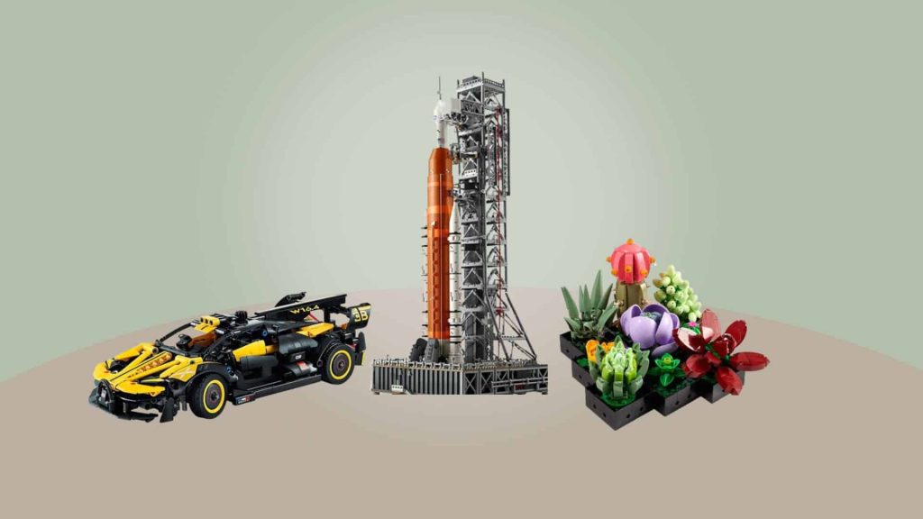 LEGO Sets für Erwachsene: Bugatti, NASA und Sukkulenten