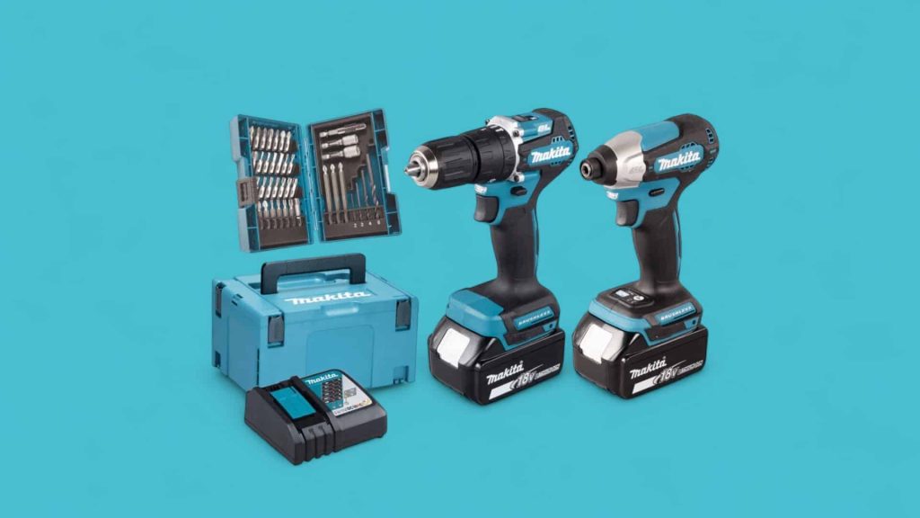 Makita Akku-Kombo-Kit DLX2414JX4 – 18V LXT inkl. 2x 3,0 Ah Akkus & Ladegerät